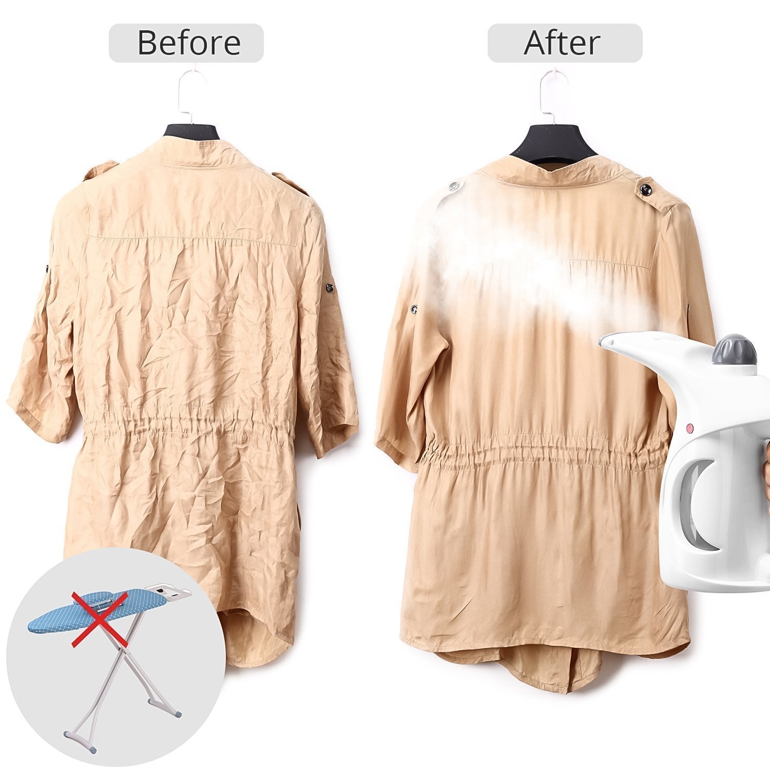 Portable Handheld Garment & Facial Steamer (1 Pc) Portable Handheld Garment & Facial Steamer (1 Pc)